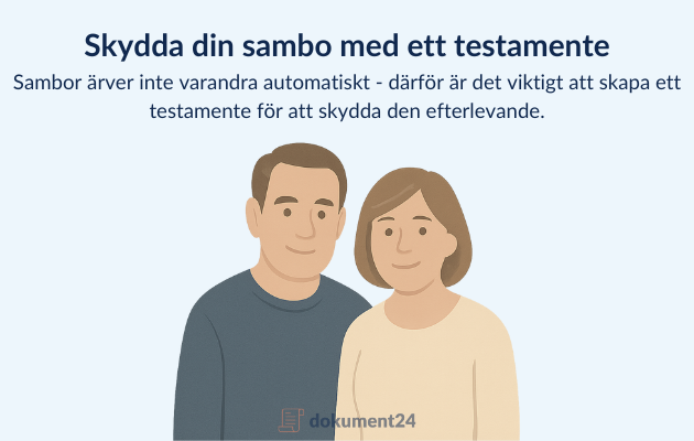 Skydda din sambo med ett testamente