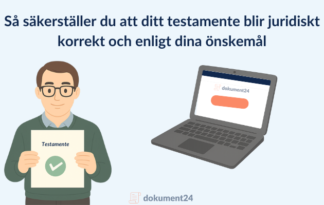 Säkra ett juridiskt giltigt testamente