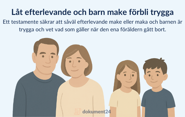 Trygga framtiden med ett testamente