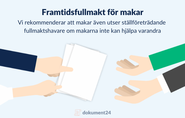 Framtidsfullmakt för makar