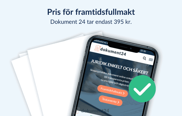 Pris för framtidsfullmakt