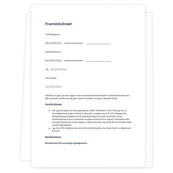Dokument 24 framtidsfullmakt